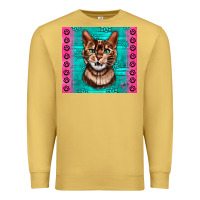 Antique Gold Western Bengal Cat Premium Sweatshirt - LillyAllenDesigns