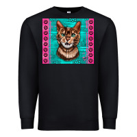 Black Western Bengal Cat Premium Sweatshirt - LillyAllenDesigns