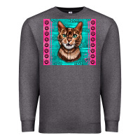 Charcoal Heather Western Bengal Cat Premium Sweatshirt - LillyAllenDesigns