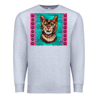 Heather Grey Western Bengal Cat Premium Sweatshirt - LillyAllenDesigns