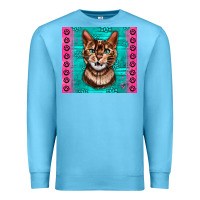 Ocean Blue Western Bengal Cat Premium Sweatshirt - LillyAllenDesigns