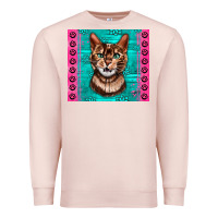 Pale Pink Western Bengal Cat Premium Sweatshirt - LillyAllenDesigns
