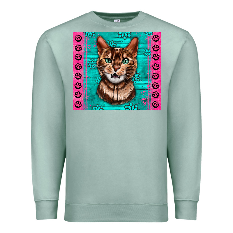 Western Bengal Cat Premium Sweatshirt by LillyAllenDesigns | Teevron