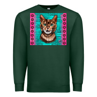 Sports Green Western Bengal Cat Premium Sweatshirt - LillyAllenDesigns