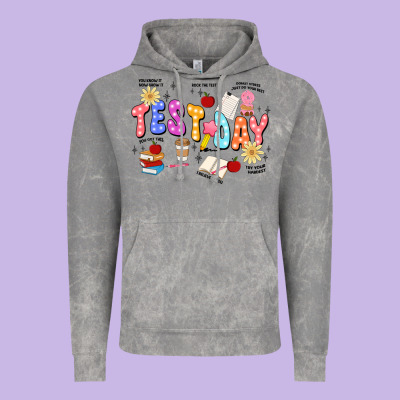 Test Day Vintage Hoodie Designed By Jahusdesignshop