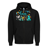 Black boy mama Zipper Hoodie - AdoDesignShop