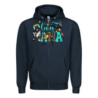 Navy boy mama Zipper Hoodie - AdoDesignShop