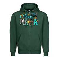 Sports Green boy mama Zipper Hoodie - AdoDesignShop