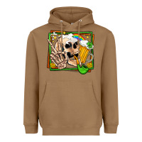 Toasted Coconut st patricks day peace skull Heavyweight Hoodie - Jasminsmagicworld