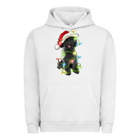 Pigment Lunar Rock christmas black poodles dog Urban Hoodie - LillyAllenDesigns