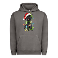 Pigment Tornado christmas black poodles dog Urban Hoodie - LillyAllenDesigns