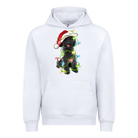 White christmas black poodles dog Urban Hoodie - LillyAllenDesigns