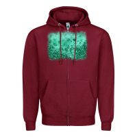 Burgundy green glitter background Zipper Hoodie - JahusDesignShop