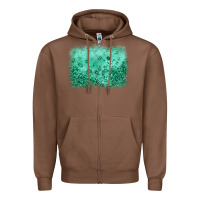 Chestnut green glitter background Zipper Hoodie - JahusDesignShop