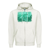 Oatmeal Heather green glitter background Zipper Hoodie - JahusDesignShop
