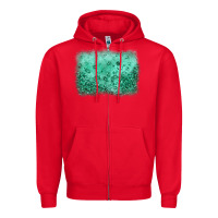 Red green glitter background Zipper Hoodie - JahusDesignShop
