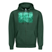 Sports Green green glitter background Zipper Hoodie - JahusDesignShop