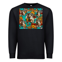 Black mustang horse western Premium Sweatshirt - LillyAllenDesigns
