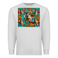 Dove Grey mustang horse western Premium Sweatshirt - LillyAllenDesigns