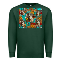 Sports Green mustang horse western Premium Sweatshirt - LillyAllenDesigns