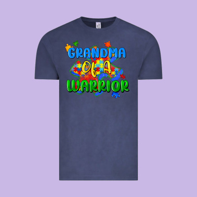 Grandma Of A Warrior Vintage Tee Designed By Zillion Design Studio