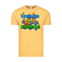 Vintage Mustard grandma of a warrior Vintage Tee - Zillion Design Studio