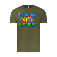 Vintage Olive grandma of a warrior Vintage Tee - Zillion Design Studio