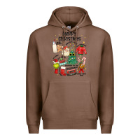 Chestnut merry christmas Premium Hoodie - MaliasSmallBusiness