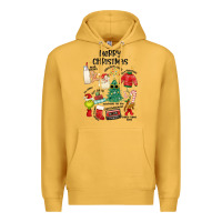 Mustard merry christmas Premium Hoodie - MaliasSmallBusiness