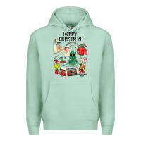 Seafoam merry christmas Premium Hoodie - MaliasSmallBusiness