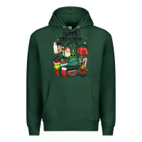 Sports Green merry christmas Premium Hoodie - MaliasSmallBusiness