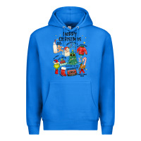 True Royal merry christmas Premium Hoodie - MaliasSmallBusiness