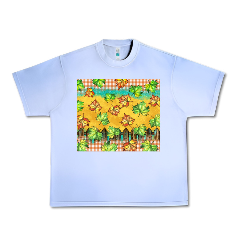Fall Leaf Tumbler Urban Heavy Tee by BarkalooDesign | Teevron