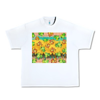 White fall leaf tumbler Urban Heavy Tee - BarkalooDesign