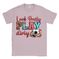 Lilac look pretty play dirty soccer Classic Tee - HRA Design Shop