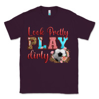 Plum look pretty play dirty soccer Classic Tee - HRA Design Shop