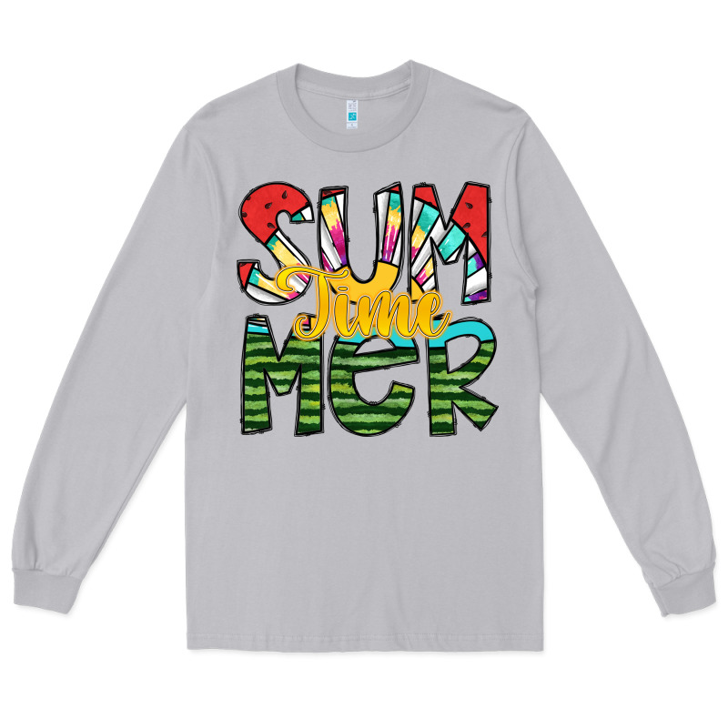 Summer Time Long Sleeve Tee by SublimationCraftShop | Teevron
