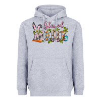 Heather Grey blessed mini easter Heavyweight Hoodie - BarkalooDesign