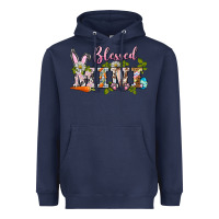 Navy blessed mini easter Heavyweight Hoodie - BarkalooDesign