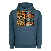 Pigment Midnight Navy fuck Urban Hoodie - LillyAllenDesigns