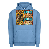 Pigment Pebble Blue fuck Urban Hoodie - LillyAllenDesigns