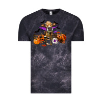 Cloud Black Heifer cow halloween Vintage Tee - RanaPortraitStore
