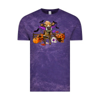 Cloud Purple Heifer cow halloween Vintage Tee - RanaPortraitStore