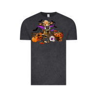 Vintage Black Heifer cow halloween Vintage Tee - RanaPortraitStore