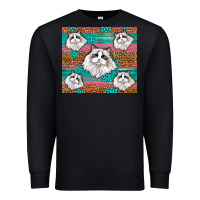 Black Western Ragdoll Cat Premium Sweatshirt - LillyAllenDesigns