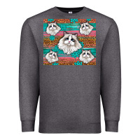 Charcoal Heather Western Ragdoll Cat Premium Sweatshirt - LillyAllenDesigns