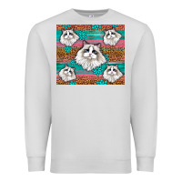 Dove Grey Western Ragdoll Cat Premium Sweatshirt - LillyAllenDesigns