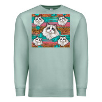Seafoam Western Ragdoll Cat Premium Sweatshirt - LillyAllenDesigns