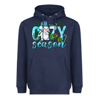 Navy cozy season winter christmas Heavyweight Hoodie - NancyCooperArtShop