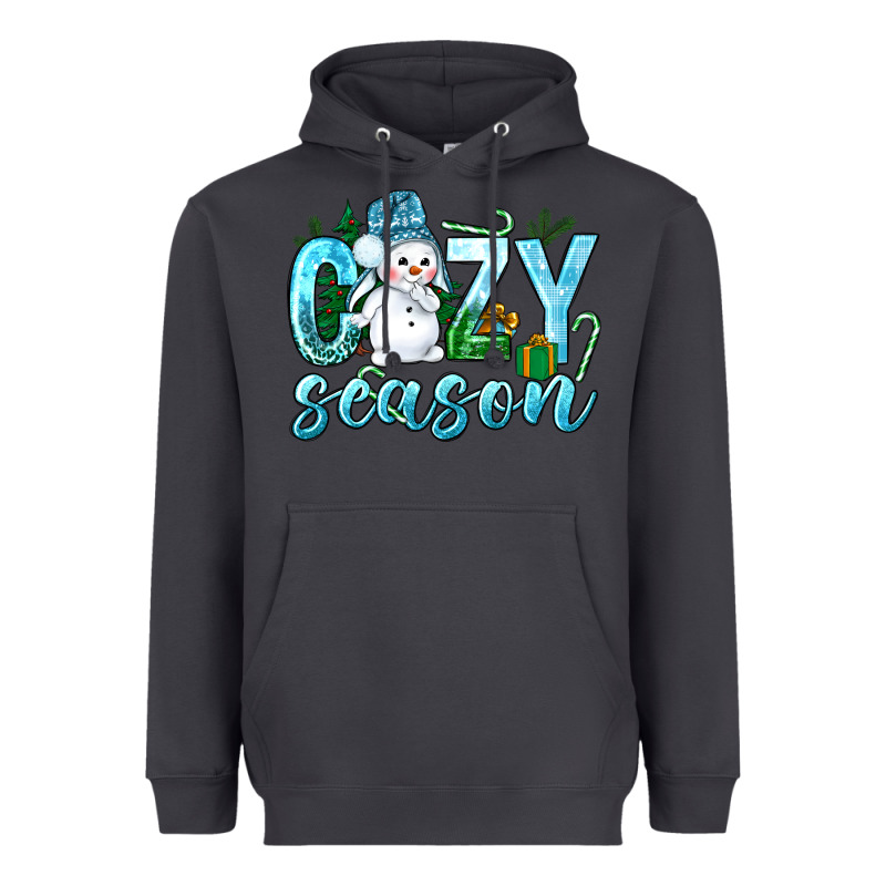 Cozy Season Winter Christmas Heavyweight Hoodie by NancyCooperArtShop | Teevron